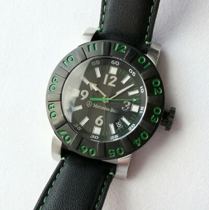 Mercedes Benz Motorsport Racing Car Accessory AMG Petronas Design GMT Watch - Picture 1 of 12