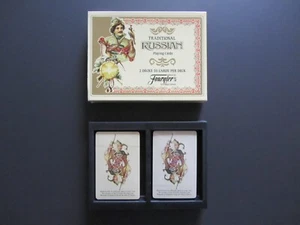 2 Spielkartendecks TRADITIONAL RUSSIAN PLAYING CARDS Fournier 2 Decks x 55 - Bild 1 von 3