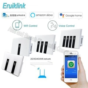Eruiklink US AU Wall Light Wifi Switch Wireless Remote Touch Control Smart - Picture 1 of 6