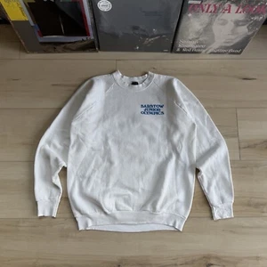 Vintage 80s crewneck sweatshirt Screen stars BARSTOW JUNIOR OLYMPICS Made IN USA - Picture 1 of 10