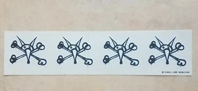 POWELL VATO RATS Powell Peralta Bones Brigade Vato Rats Vintage 80's Skateboarding STICKER 1983