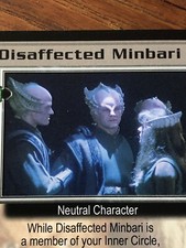 DISAFFECTED MINBARI BABYLON 5 CCG RARE CARD NEAR MINT NEVER PLAYED PREMIER