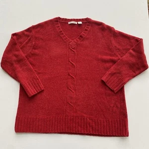 Hasting & Smith Mujer Suéter Rojo Manga Larga Pullover Cuello en V Talla 3X - Imagen 1 de 5