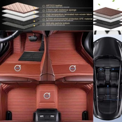 Fit For Volvo C30 C40 C70 Car Floor Mats Carpet Custom Luxury Floor Liners Auto - Image 1 of 4