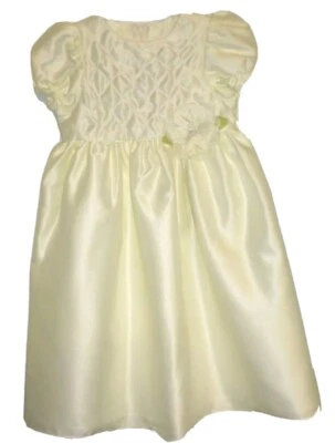 NEW GIRLS PARTY DRESS CREAM AGE 4 YEARS WEDDING CHRISTMAS FLOWER GIRL - Image 1 of 4