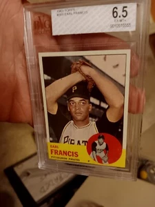 1963 Topps # 303 Earl Francis BVG 6.5, # 150, # 441, # 207, and # 372 Lot - Picture 1 of 6
