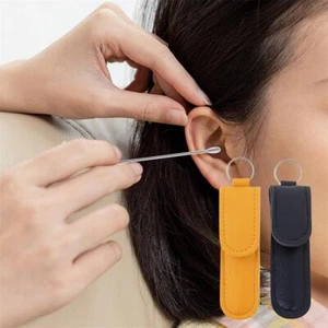 6X Ear Pick Cleaning Set Tool Spoon Ear Wax Remover Curette Cleaner UK Kit K4G2 - Picture 1 of 14