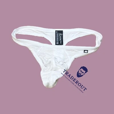aussieBum мужчин белый гладкий модальный трусиков стрингов нижнее белье размер S M L XL - Изображение 1 из 4