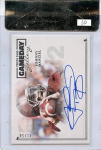 2014 PRESS PASS #GG-JM JOHNNY MANZIEL AUTOGRAPH RC #41/50 - BECKETT RAW REVIEW 9 - Picture 1 of 1