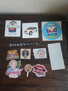 11 Assorted Stickers - Picture 1 of 5