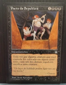 mtg GRAVE PACT NM Portuguese Stronghold  - Picture 1 of 2