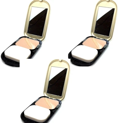 Paquete de 3 bases compactas Max Factor Facefinity Nº8 caramelo FPS 15 maquillaje Foto 1 de 2