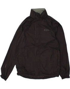 MOUNTAIN WAREHOUSE Mens Hooded Rain Jacket UK 34 XS Black Nylon BI14 - Picture 1 of 3