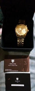 HOLUNS Mens Full Gold Watch Automatic Mechanical - Picture 1 of 3
