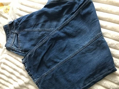 Mujer Boden Pierna Ancha Tiro Alto Azul Denim Jeans Reino Unido 12 R NUEVO Foto 1 de 4