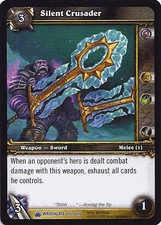 WOW WARCRAFT TCG WRATHGATE : SILENT CRUSADER X 4
