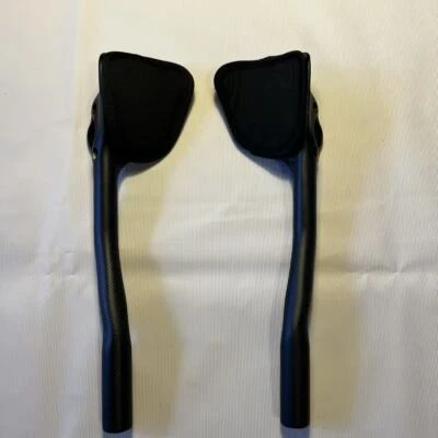 Barra de triatlón soporte bicicleta manillar extensor 31.8 carbono Aero TT manillar 340 Foto 1 de 4