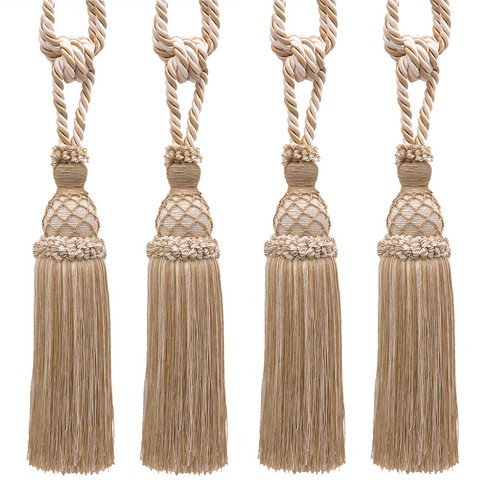 DÉCOPRO 8.2 Meter Value Pack of Large 11mm Ivory, Light Beige, Noblesse Collection Lip Cord Style# 0716H Color: White Sands - 4001 (27 Ft / 8.2 Meters