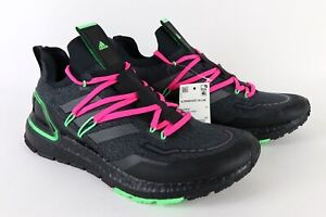 ADIDAS Ultra Boost 20 LAB Running Black Green Pink Shoes Men's Size 8 GZ7362