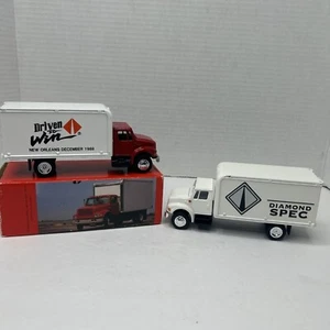 International Model 4000 Box Truck & International Driven To Win Truck - Picture 1 of 16