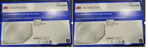 LOT OF 2 KerraLite Cool Border Hydrogel Wound Dressing 7" x 5" CWL1006 - 5/BX - Picture 1 of 3