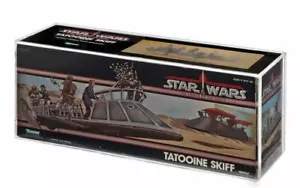 1 x custodia display acrilico GW (0NLY) - Star Wars POTF Tatooine Skiff nuova con scatola (avc-022) - Foto 1 di 6