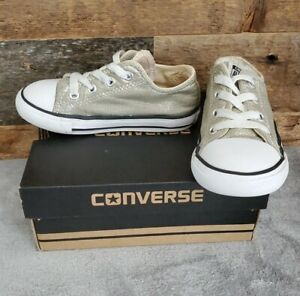 Converse All Star Infant 8 Light Gold