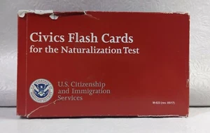 US Civics Flash Cards Naturalization Test M-623 REV 05/17 CITIZENSHIP TEST PREP - Bild 1 von 8