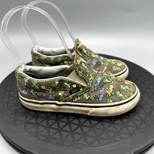 Vans X Nintendo Slip On Sneaker Toddler 9.5 Yoshi Mario Brothers Shoes - Picture 1 of 10