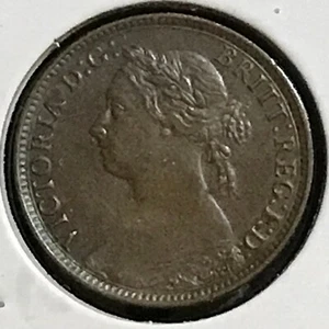 Great Britain Farthing KM 753 Brn Unc 1885 - Picture 1 of 2