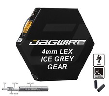 JAGWIRE Grey 4mm Bike Gear Outer Cable Housing LEX Derailleur (non-lubed liner)