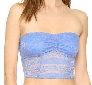 Free People Galloon fascia in pizzo smerlato ritagliato vero blu taglia: media nuova con etichette - Foto 1 di 3