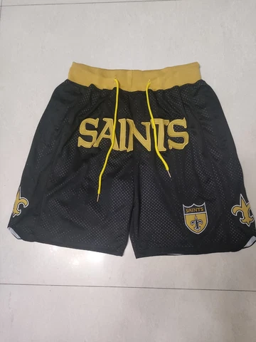 Orleans Saints Men’s Football Basketball Pants Pockets stitched Shorts Cover