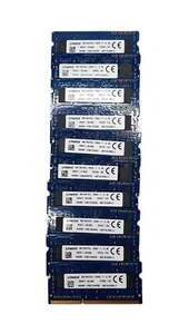 Lot of 10 Kingston 4GB 1Rx8 PC3L-12800S DDR3 SODIMM Laptop Memory 9995417 - Picture 1 of 1