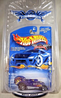 2001 Hot Wheels Final Run 12/12 SKULLRIDER Purple w/Chrome Pr5 Spoke Wheels - Image 1 of 4