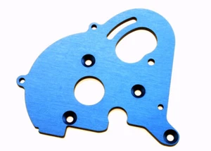 Traxxas 1/10 E-Maxx Brushless BLUE ALUMINUM MOTOR PLATE - SINGLE INSTALLATION - Picture 1 of 1