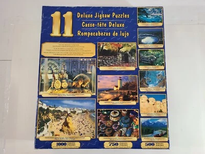 11 Puzzle Box by Sure Lox 7250 total pieces (Brand New and Sealed - Image 1 of 3