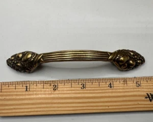 Vintage Fruit Natural Elegance Arch Drawer Handle Burnished 1332 Free Shipping - Picture 1 of 3