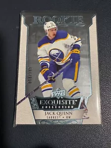 2022-23 Upper Deck Ice - Jack Quinn Exquisite Collection Novato R-3/199 - Imagen 1 de 2