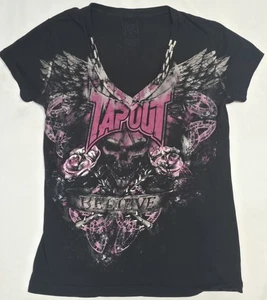 MMA Tapout "Belive" Women's T-Shirt Size Nedium Soft Lightweight  - Picture 1 of 4