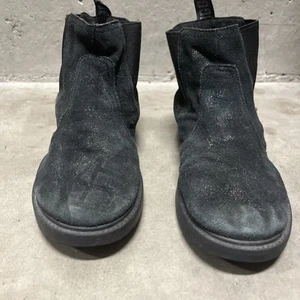 UGG 1116374K Youth Girls Black Metallic Chelsea Boots SZ 5 - Picture 1 of 12