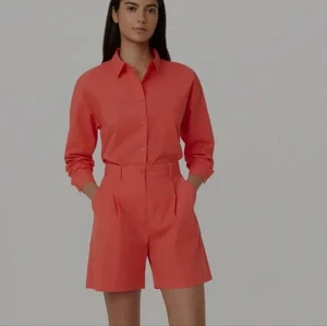 Frank & Oak 10 M Amelia 5" Poplin Balloon Short Organic Cotton - Picture 1 of 7