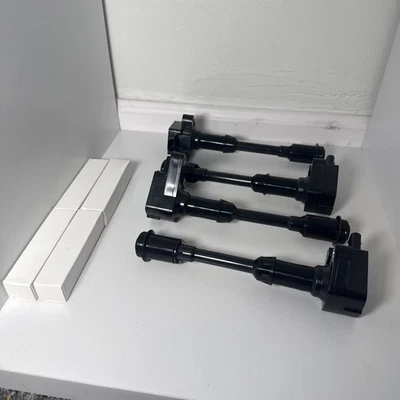 4 катушки зажигания и 4 свечи зажигания для Ford Escape Fusion Fiesta 2013-2016 1,6 л - Изображение 1 из 3