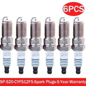 6x New Spark Plugs SP520 Platinum For Ford SP-520 CYFS12F5 - Picture 1 of 5