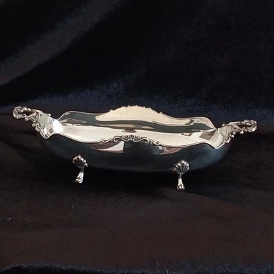 Cestello/Vassoio in Argento 800 Schiavon - 17 TV - 260g - 26x11cm - Collezione  - Immagine 1 di 4