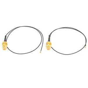 2x IPEX 4 To RPSMA Female Cable Omnidirectional Wire For M.2 WiFi BT External DB - Afbeelding 1 van 12