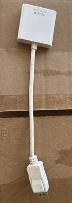 Display Port to VGA Cable Adapter Converter Video HDTV PC Monitor Desktop Laptop - Image 1 of 3