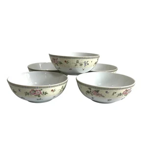 Wedgewood Fleur Fruit and Flower 5 Cereal Bowls vintage - Picture 1 of 8