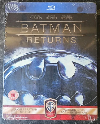 Batman Returns - Factory Sealed Warner Bros 90th Anniversary Blu-ray Steelbook - Image 1 of 2