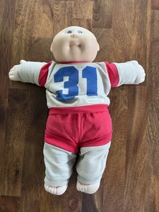 Cabbage patch kids 1978-1982 doll boy blue eyes football Player - Picture 1 of 4